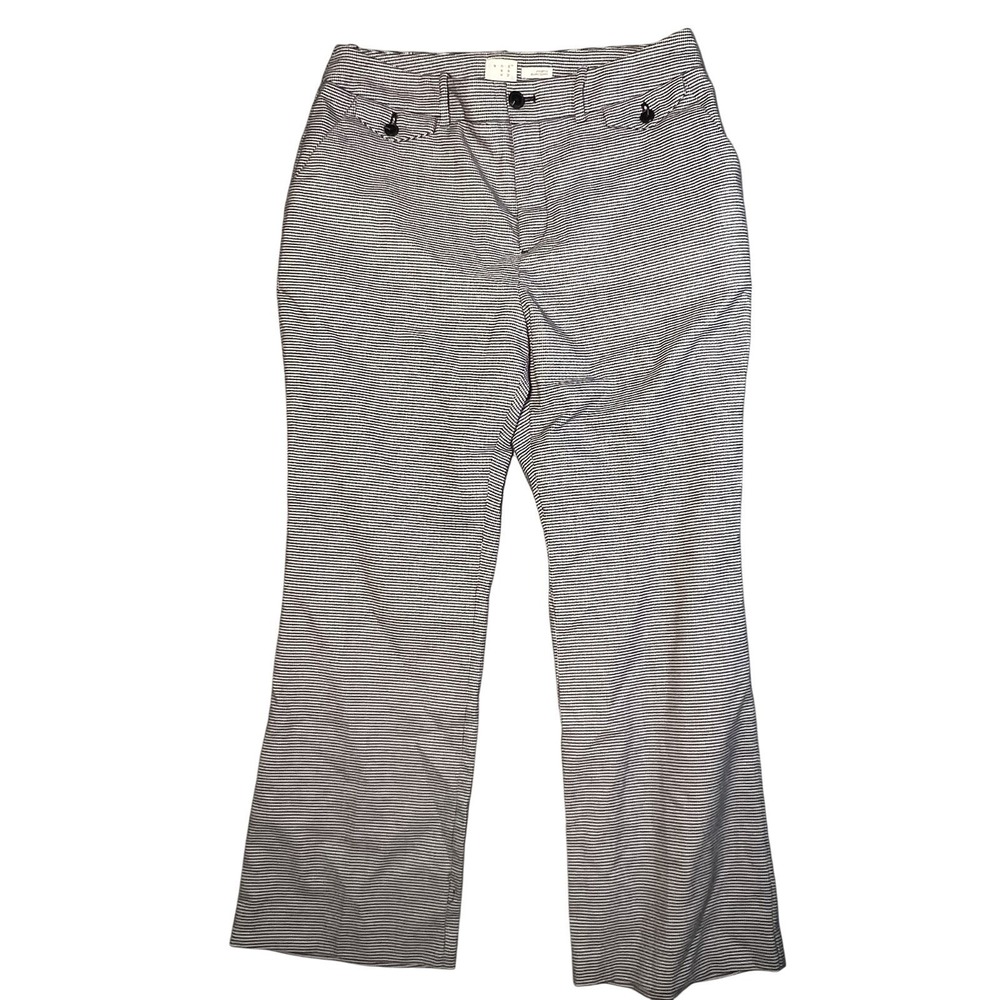 A New Day Women's Size 12 Houndstooth Pants Flat Front Straight Leg‎ Stretch